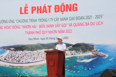 Hưởng ứng “Chương trình trồng mới 1 tỷ cây xanh giai đoạn 2021 - 2025” và phát động quảng bá du lịch thành phố Quy Nhơn