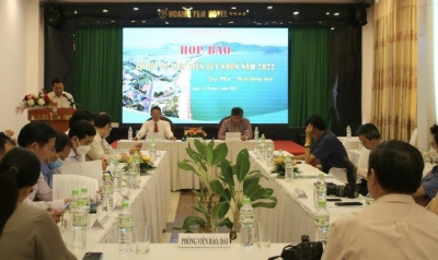 Họp báo thông tin về các sự kiện Lễ hội du lịch biển Quy Nhơn năm 2022