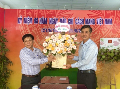 Sở Du lịch thăm, chúc mừng các cơ quan báo chí nhân Ngày Báo chí cách mạng Việt Nam