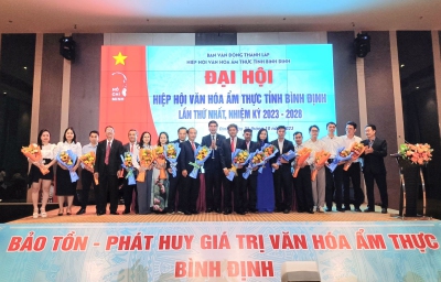 Đại hội thành lập Hiệp hội Văn hóa Ẩm thực tỉnh Bình Định, nhiệm kỳ 2023 - 2028